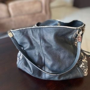 Beautiful leather coach bag